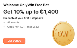 Bambet OnlyWin Freebet for first three deposits